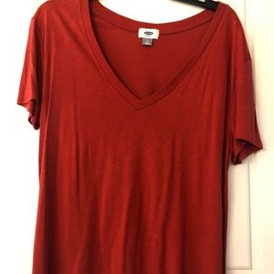Red v neck